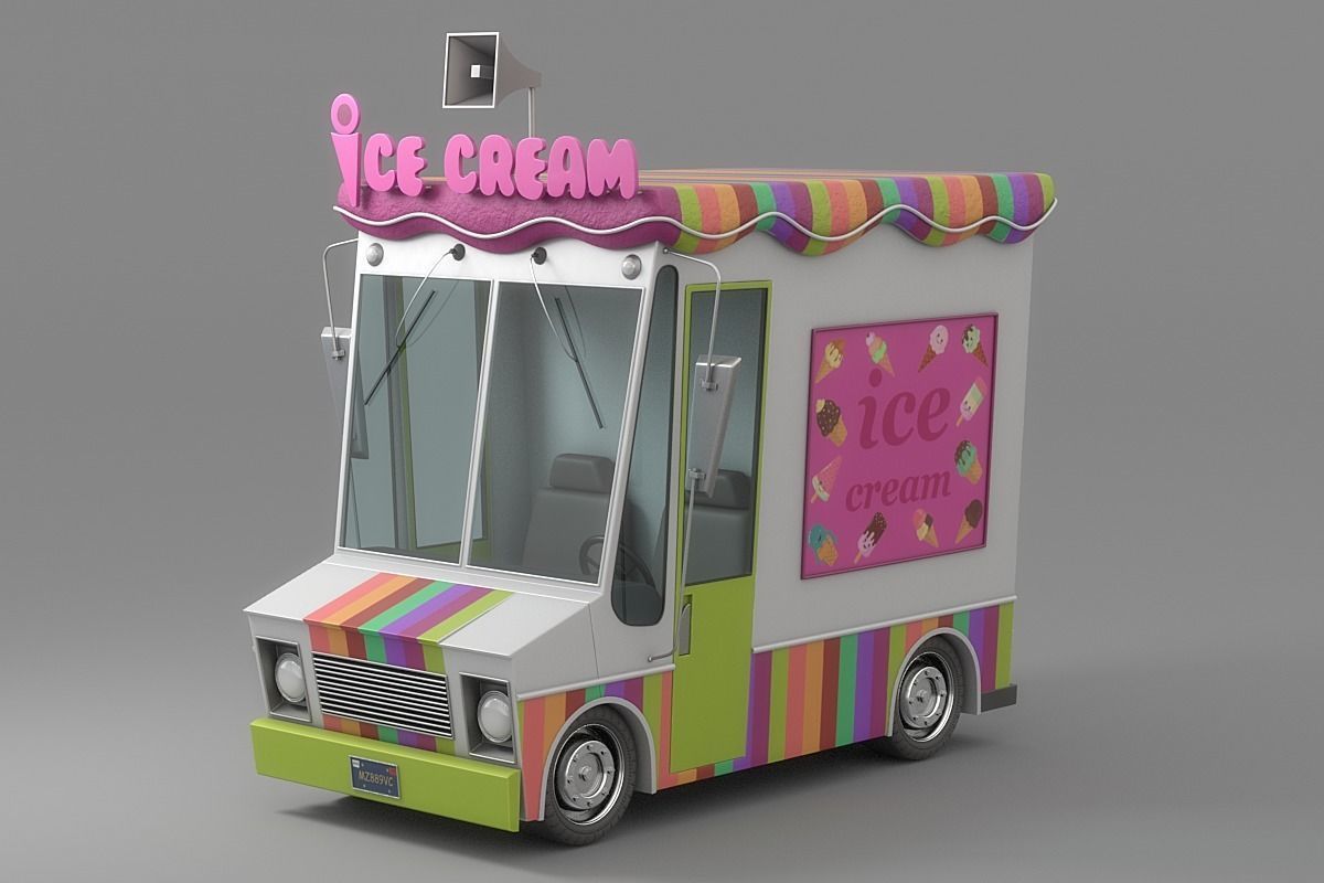Cartoon Car Collection V3 3D model_13