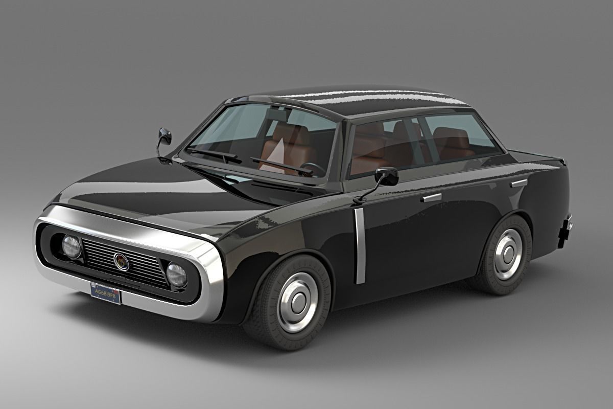 Cartoon Car Collection V4 3D model_15