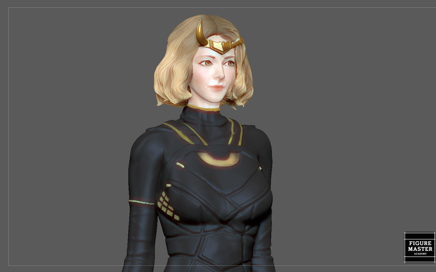 SYLVIE LADY LOKI MARVEL MCU LOKI DRAMA CHARACTER 3D PRINT 3D print model_3