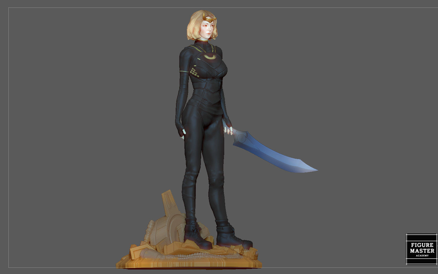 SYLVIE LADY LOKI MARVEL MCU LOKI DRAMA CHARACTER 3D PRINT 3D print model_24