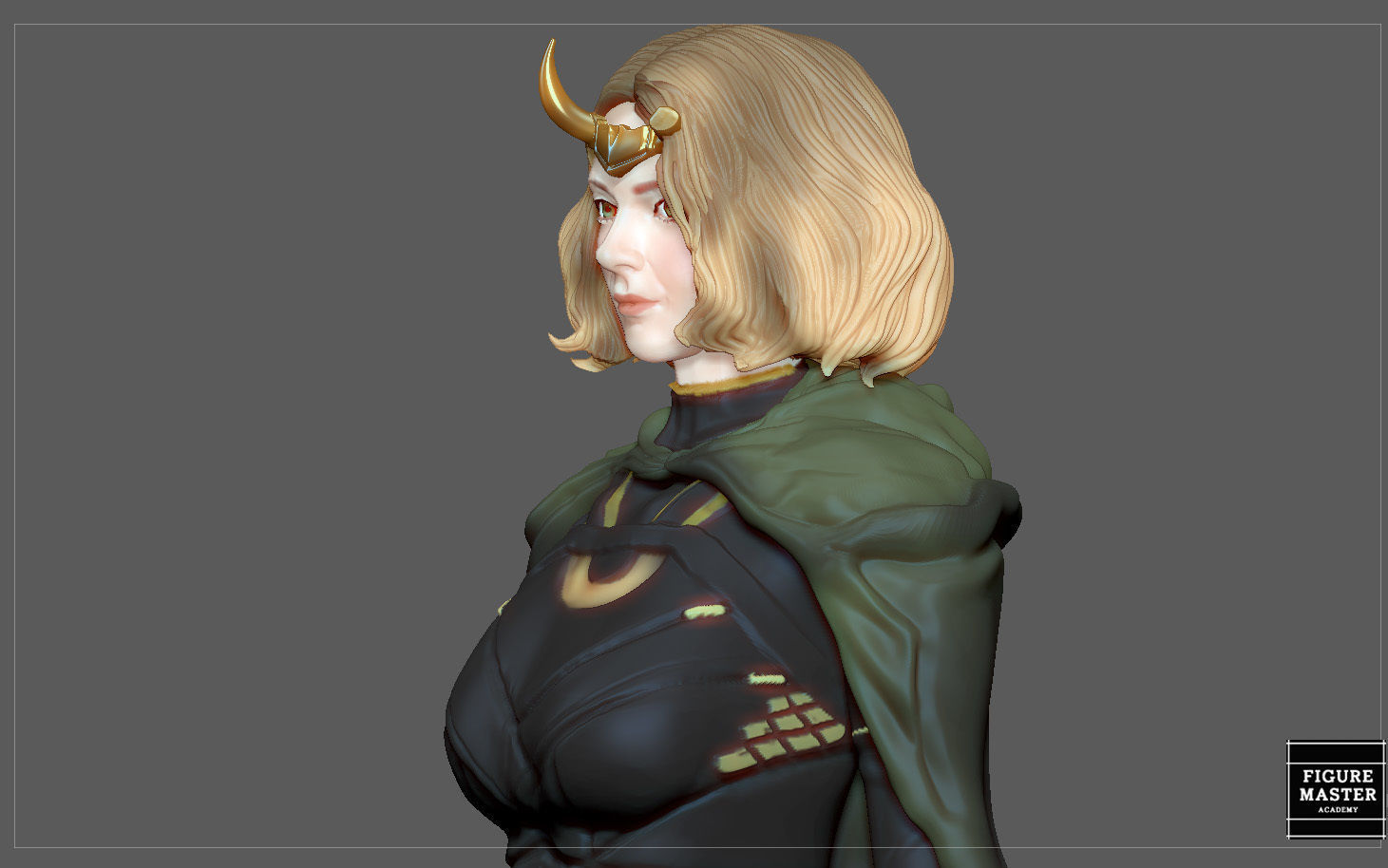 SYLVIE LADY LOKI MARVEL MCU LOKI DRAMA CHARACTER 3D PRINT 3D print model_14