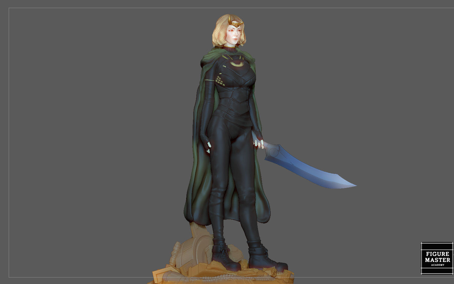 SYLVIE LADY LOKI MARVEL MCU LOKI DRAMA CHARACTER 3D PRINT 3D print model_16