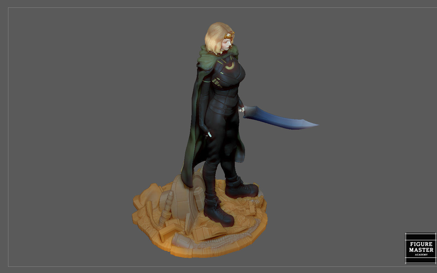 SYLVIE LADY LOKI MARVEL MCU LOKI DRAMA CHARACTER 3D PRINT 3D print model_15