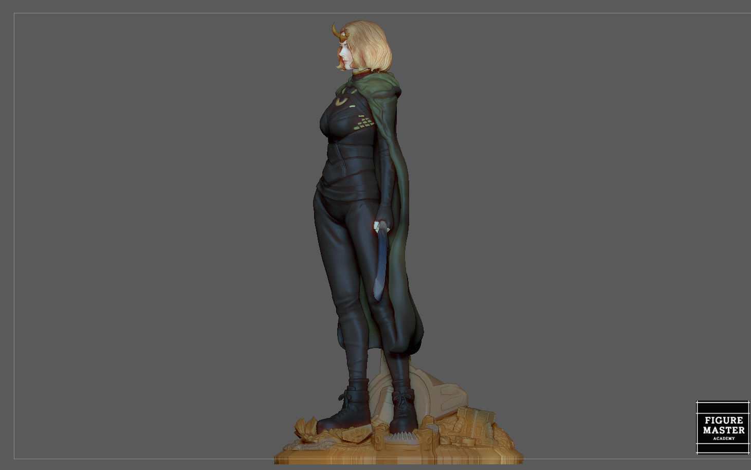 SYLVIE LADY LOKI MARVEL MCU LOKI DRAMA CHARACTER 3D PRINT 3D print model_18