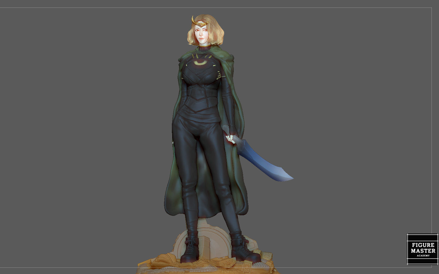 SYLVIE LADY LOKI MARVEL MCU LOKI DRAMA CHARACTER 3D PRINT 3D print model_5