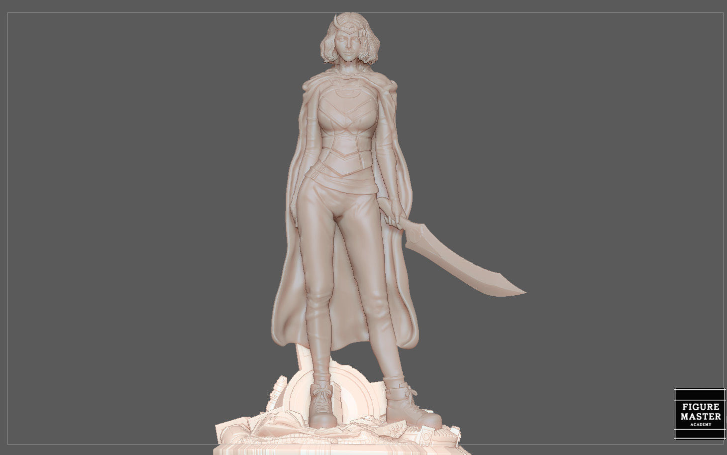 SYLVIE LADY LOKI MARVEL MCU LOKI DRAMA CHARACTER 3D PRINT 3D print model_21