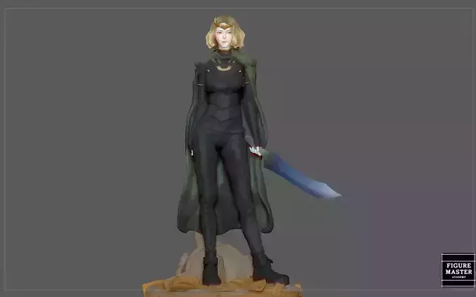 SYLVIE LADY LOKI MARVEL MCU LOKI DRAMA CHARACTER 3D PRINT