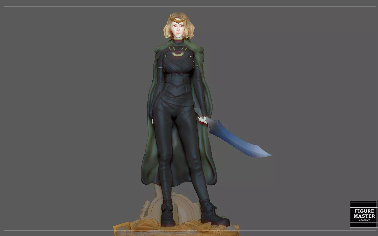 SYLVIE LADY LOKI MARVEL MCU LOKI DRAMA CHARACTER 3D PRINT 3D print model_0