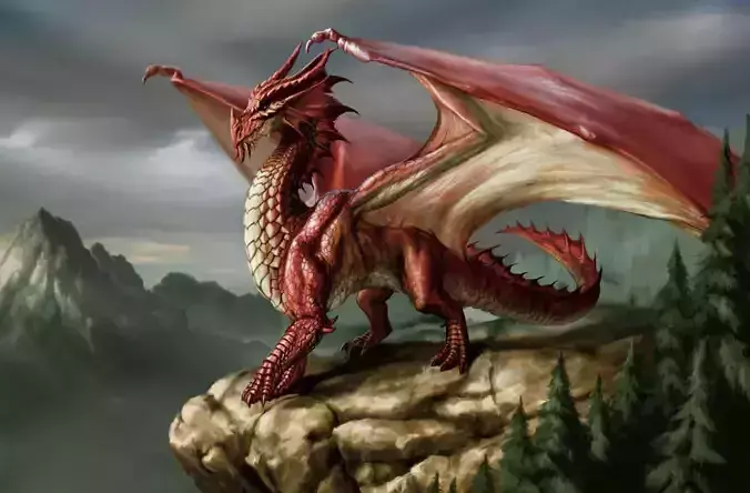 flying Dragon 3D model