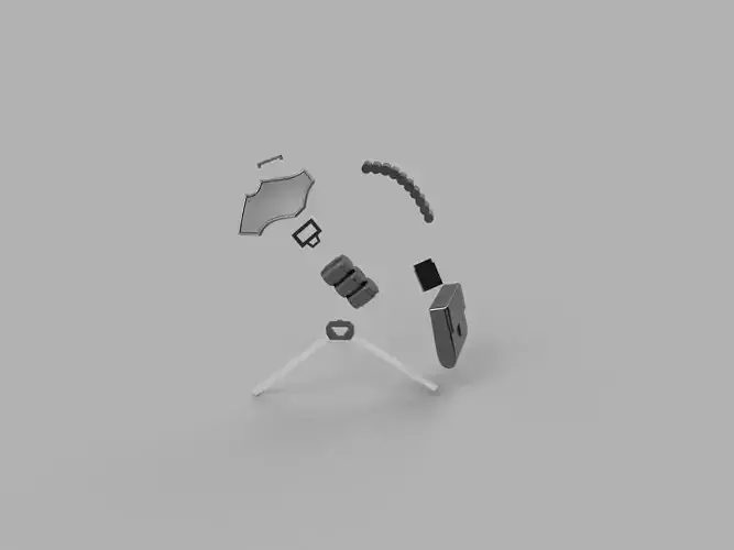 1 12 Clone Trooper Airborne Kit For The Black Series 3D print model