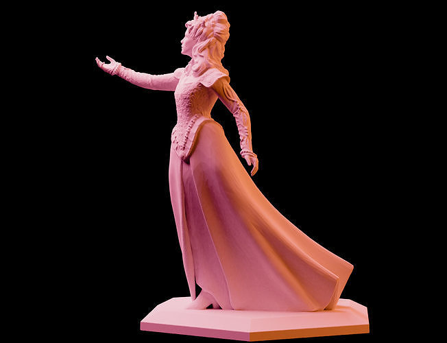 The Witcher 3 Anna Henrietta Statue 3D print model