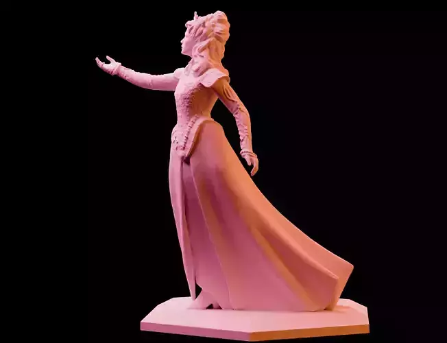 The Witcher 3 Anna Henrietta Statue 3D print model
