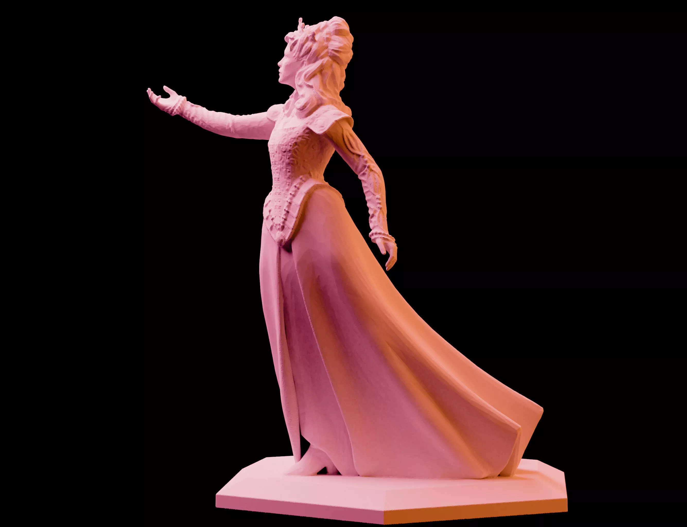 The Witcher 3 Anna Henrietta Statue 3D print model