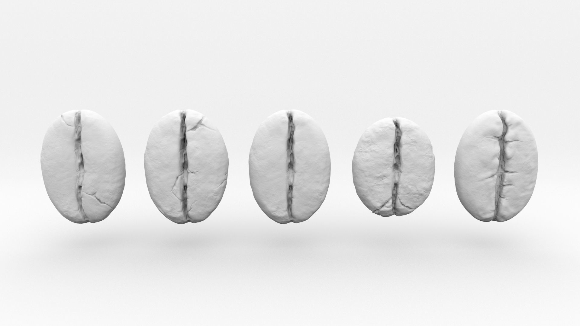 Coffee Bean 3D model 3D model_6