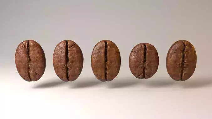 Coffee Bean 3D model 3D model 4