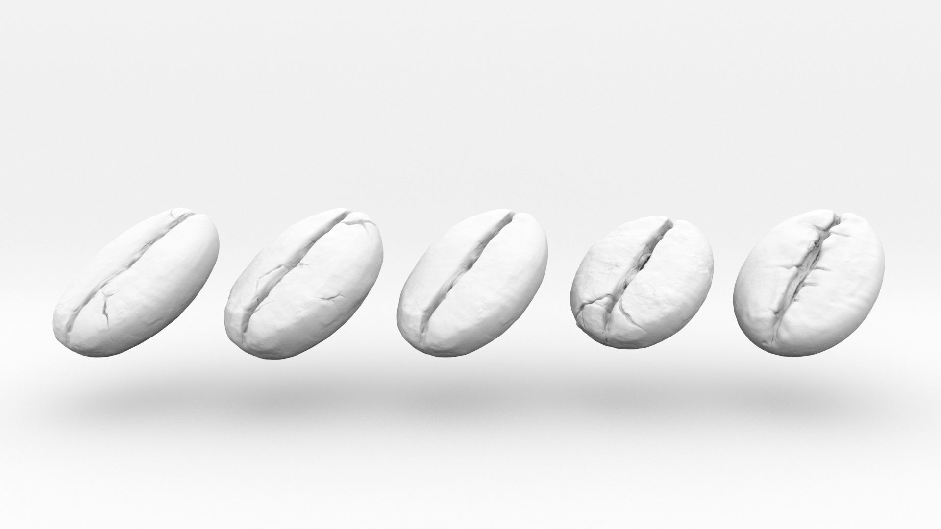 Coffee Bean 3D model 3D model_7