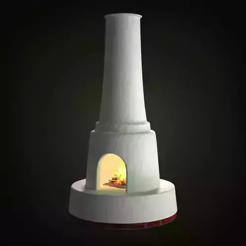 White Classic Fireplace