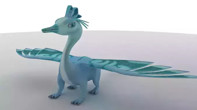 female Dragon 3D model