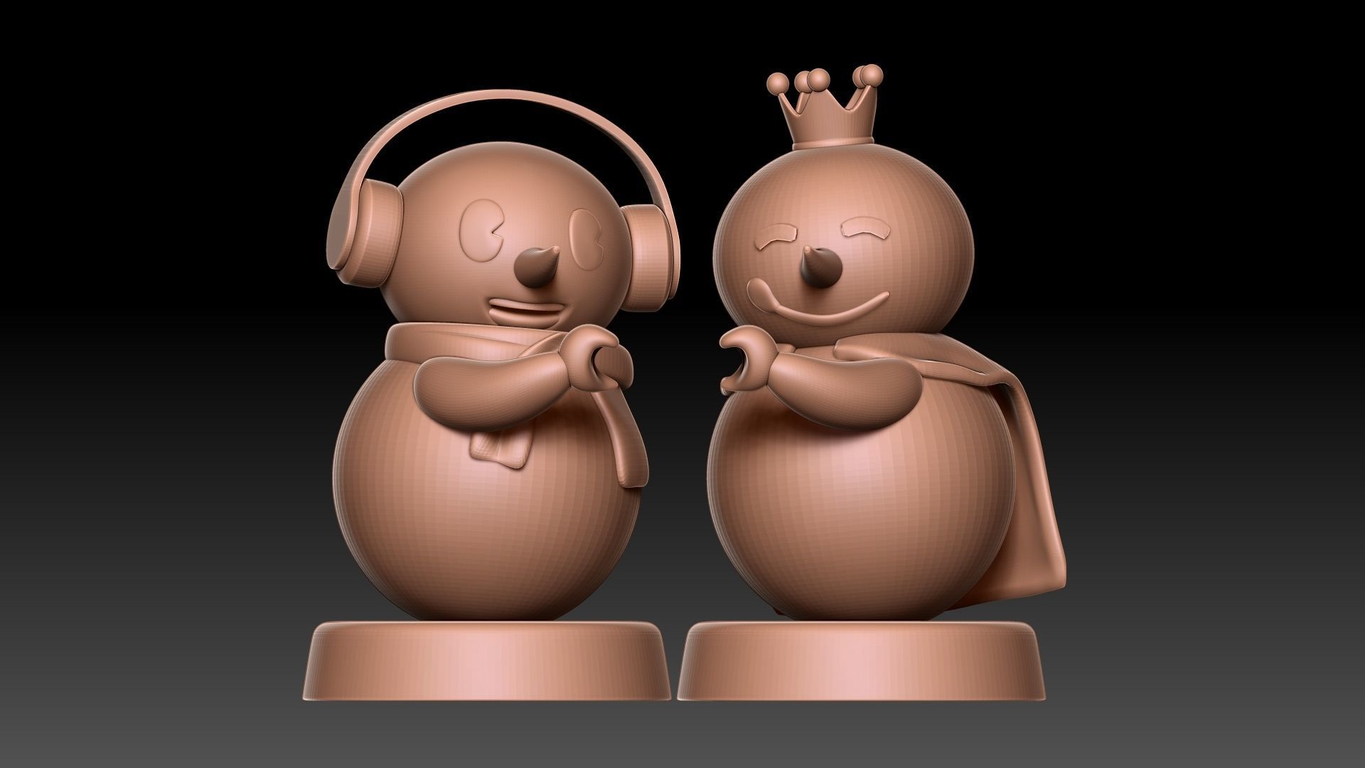 Mixue Snowman Squad - Fan Art Cartoon Snowman 3D Print Models 3D print model_19