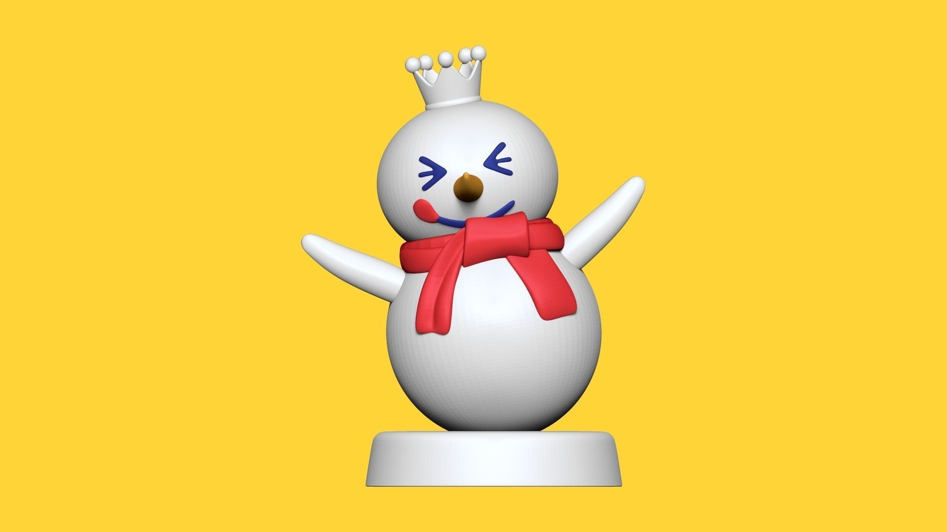 Mixue Snowman Squad - Fan Art Cartoon Snowman 3D Print Models 3D print model_10