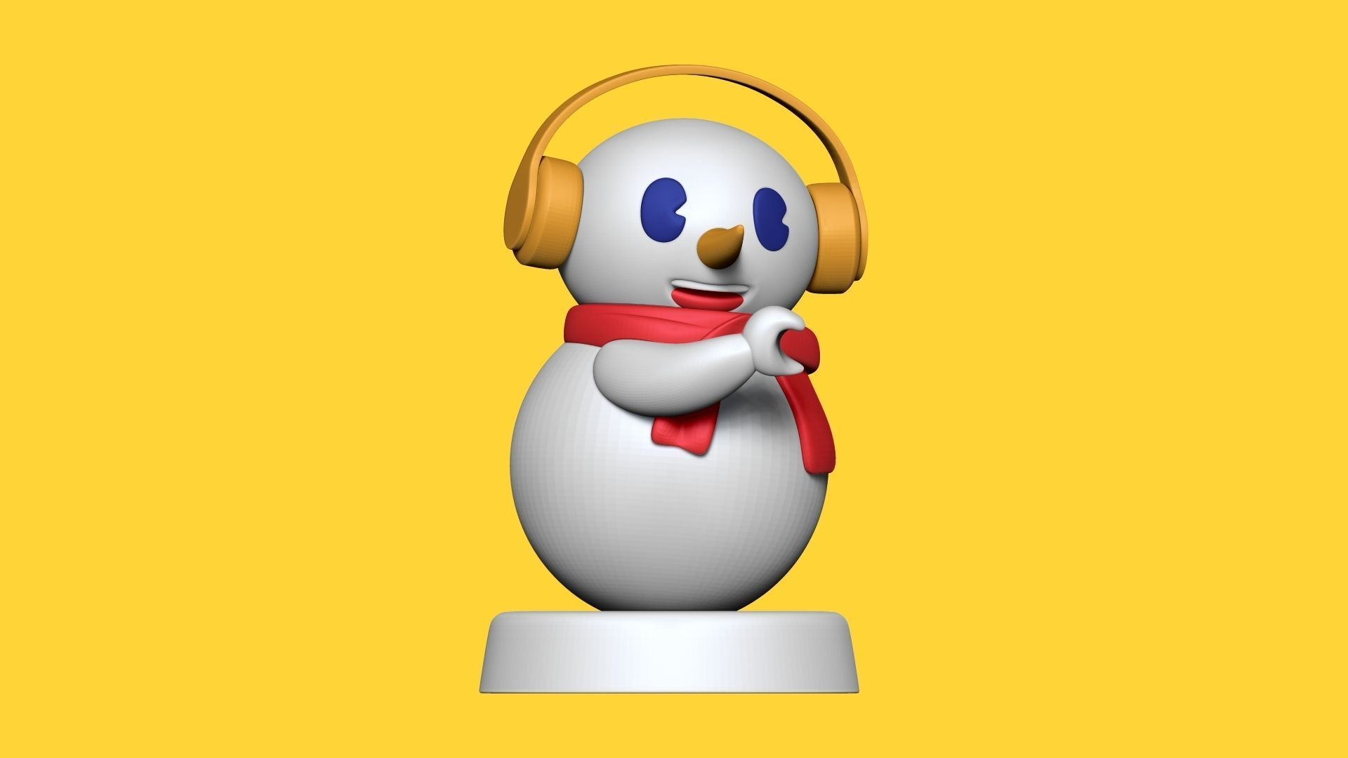 Mixue Snowman Squad - Fan Art Cartoon Snowman 3D Print Models 3D print model_14