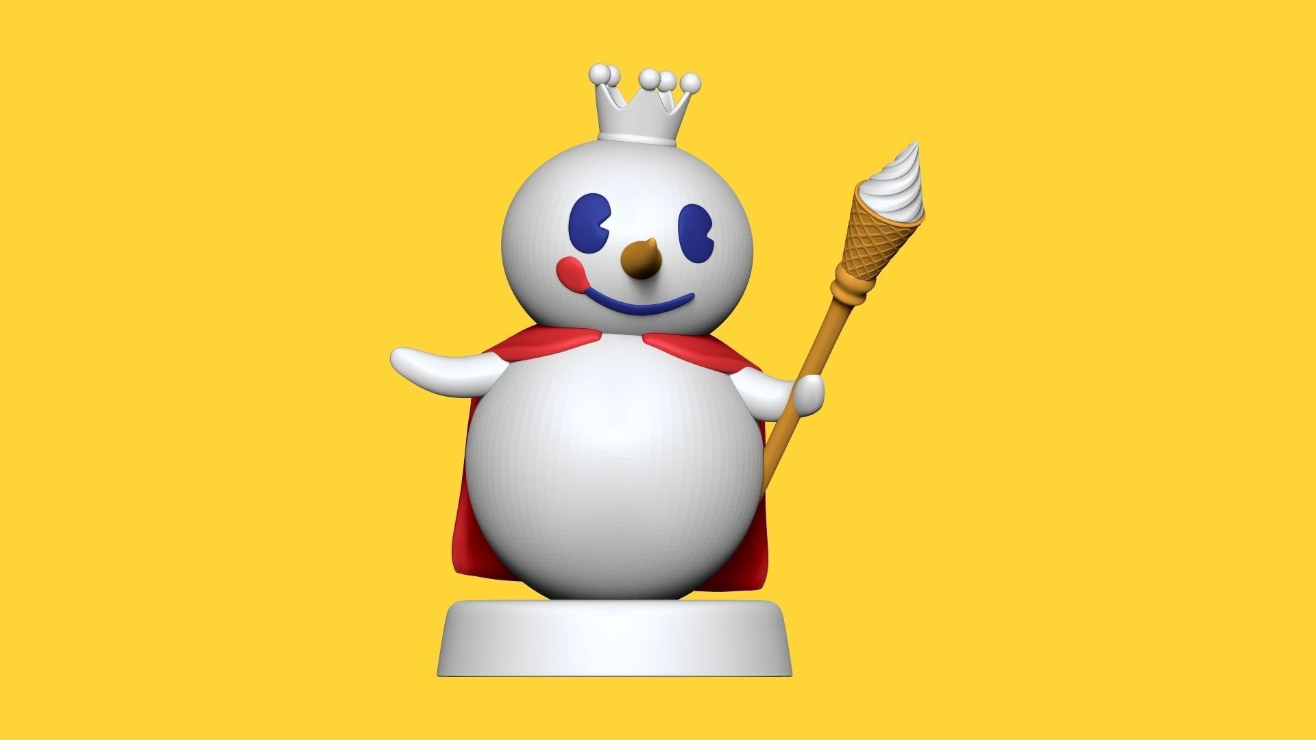 Mixue Snowman Squad - Fan Art Cartoon Snowman 3D Print Models 3D print model_12