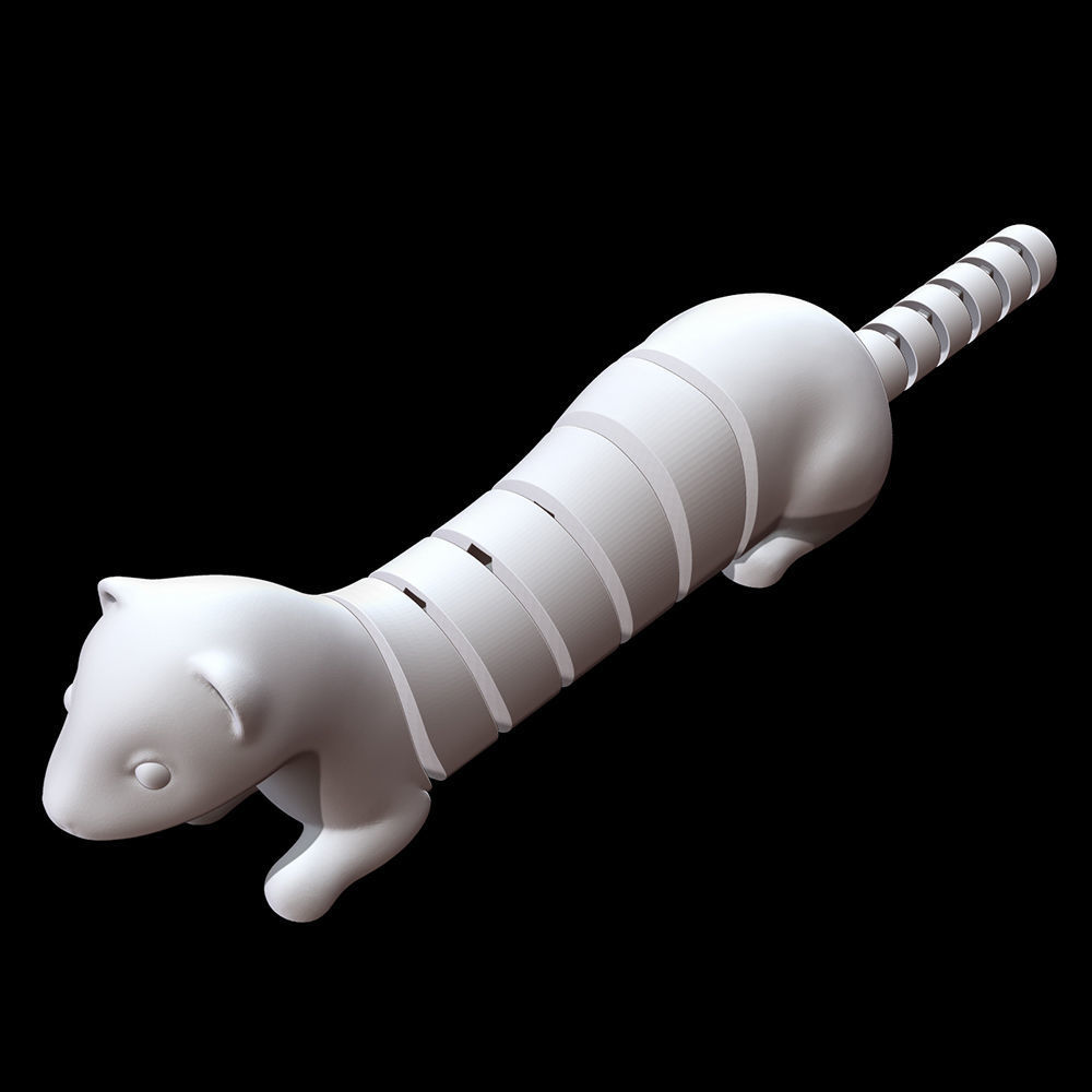 Flexi Ferret 3D print model_11