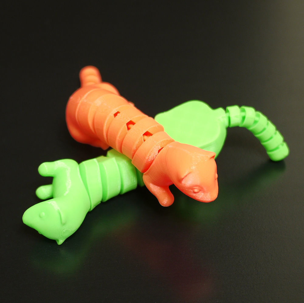 Flexi Ferret 3D print model_2