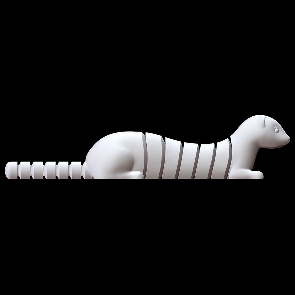 Flexi Ferret 3D print model_10