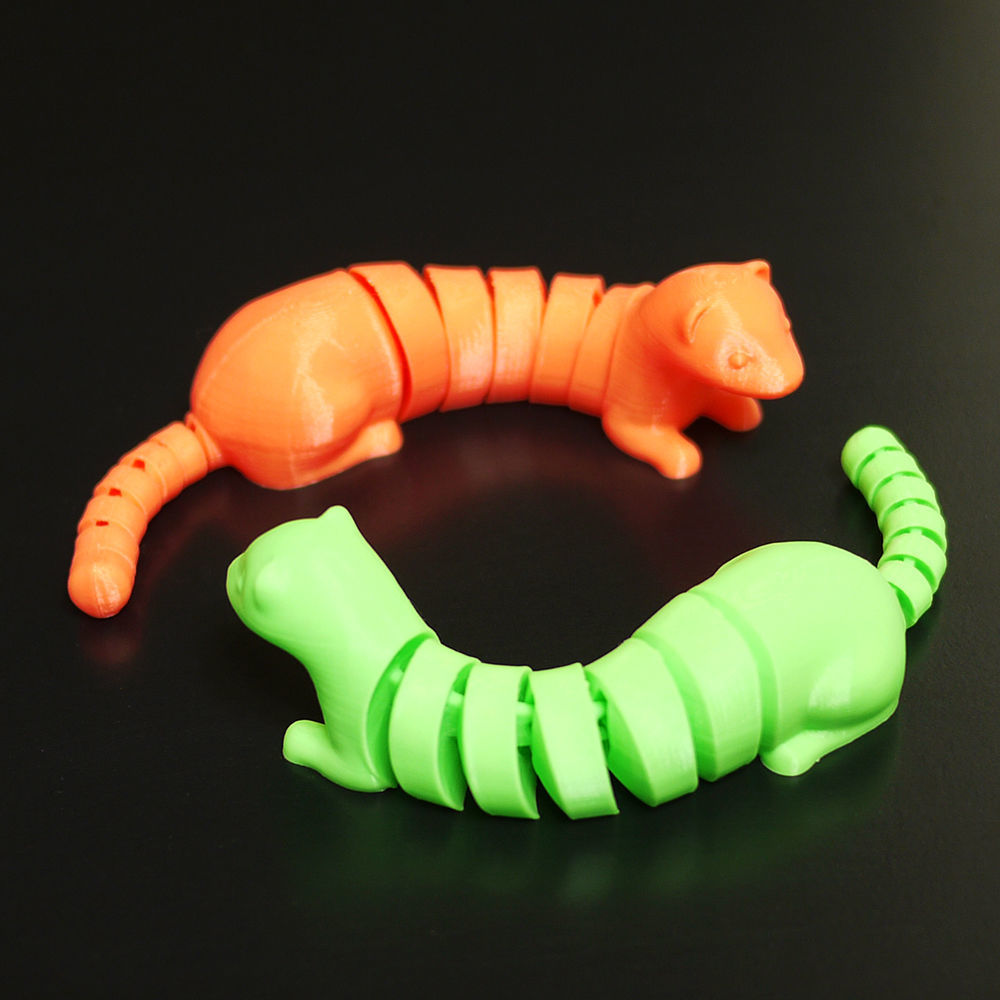 Flexi Ferret 3D print model_1