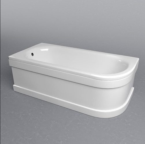 Acrylic bathtub 3D model