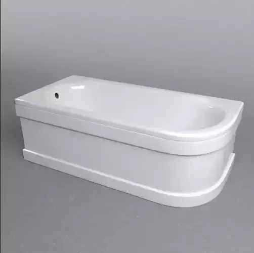 Acrylic bathtub 3D model
