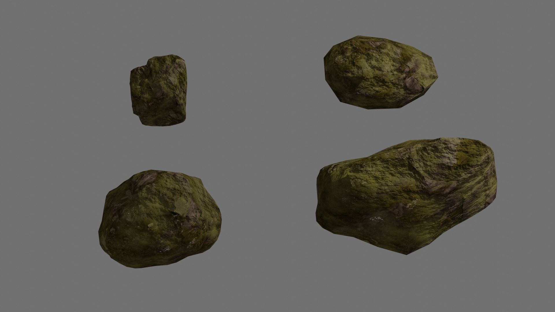 ROCKS four 3D model_1