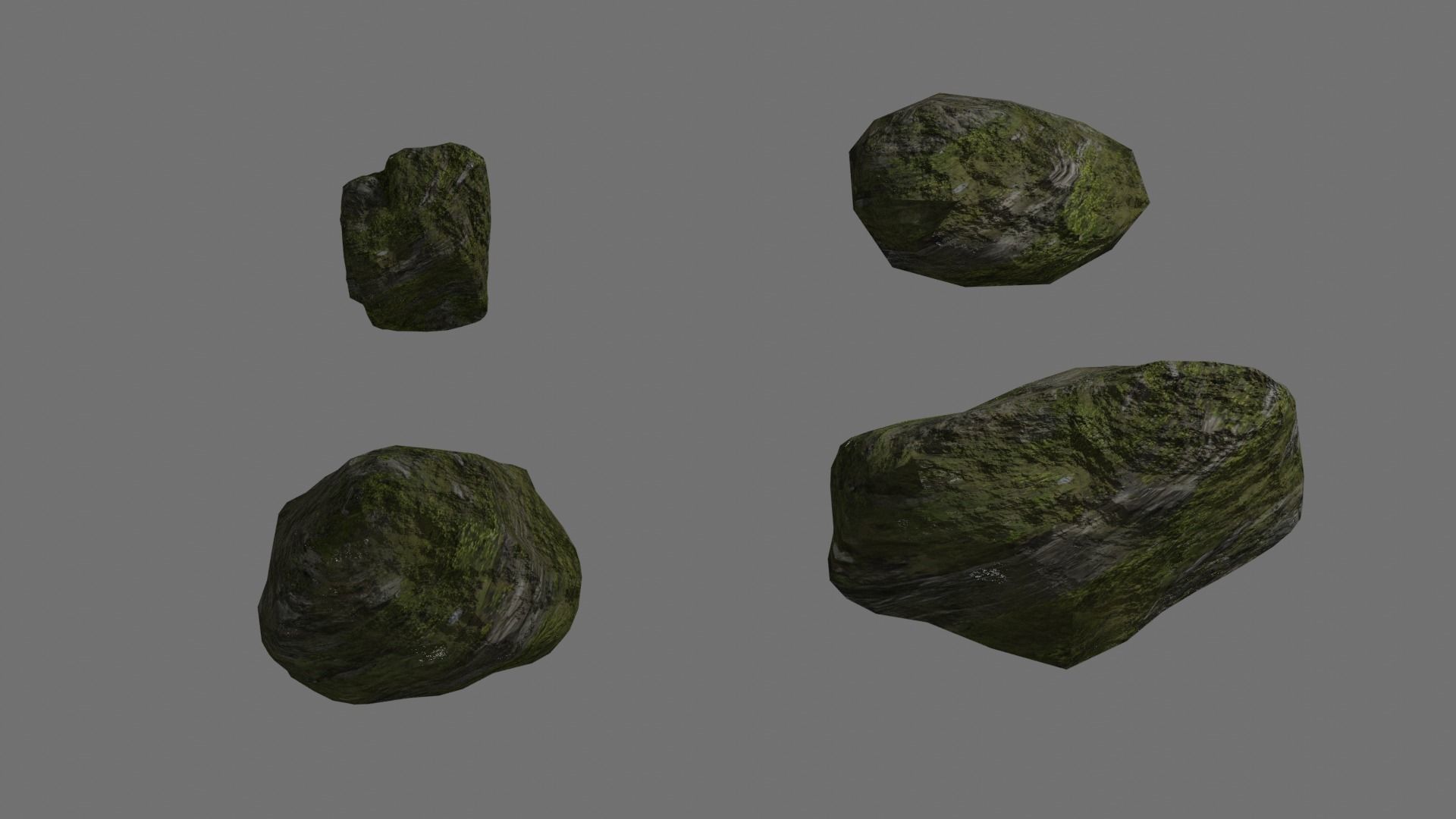 ROCKS four 3D model_2