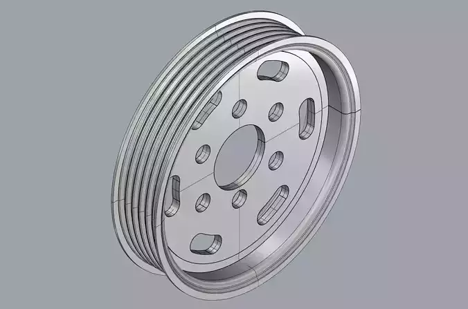 Pulley 02 3D model