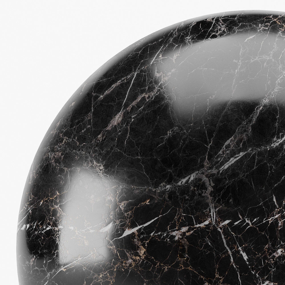 Black marble seamless material Texture_3