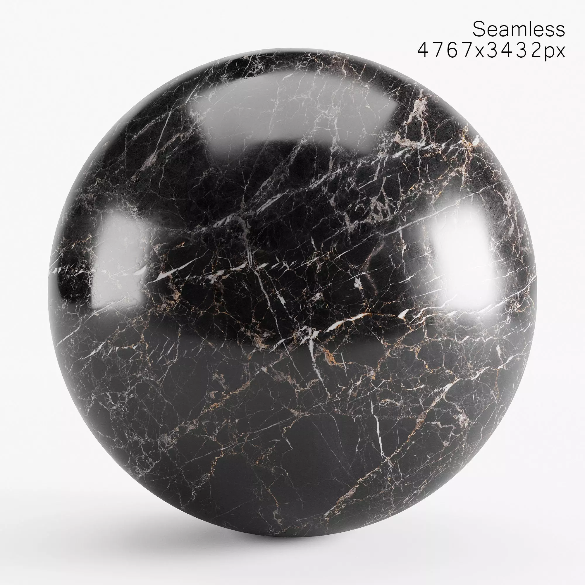 Black marble seamless material Texture_0