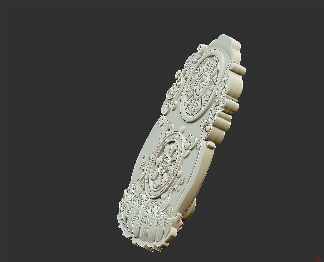 Buddha statue 3D print model_2