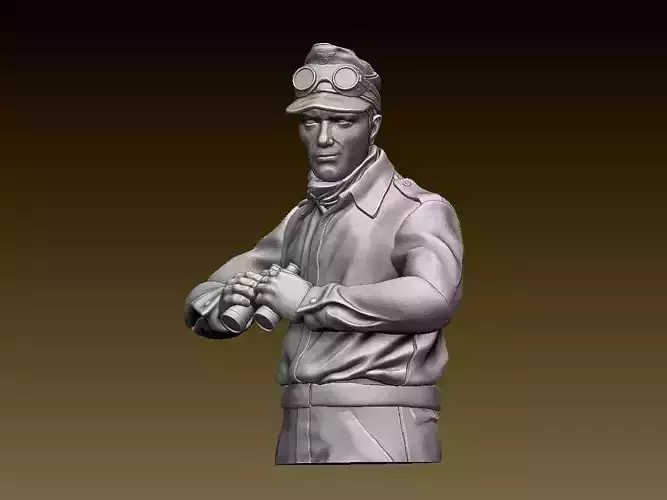 Afrika Korps tank soldier