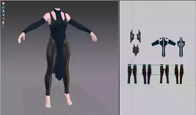 Female fantasy costume