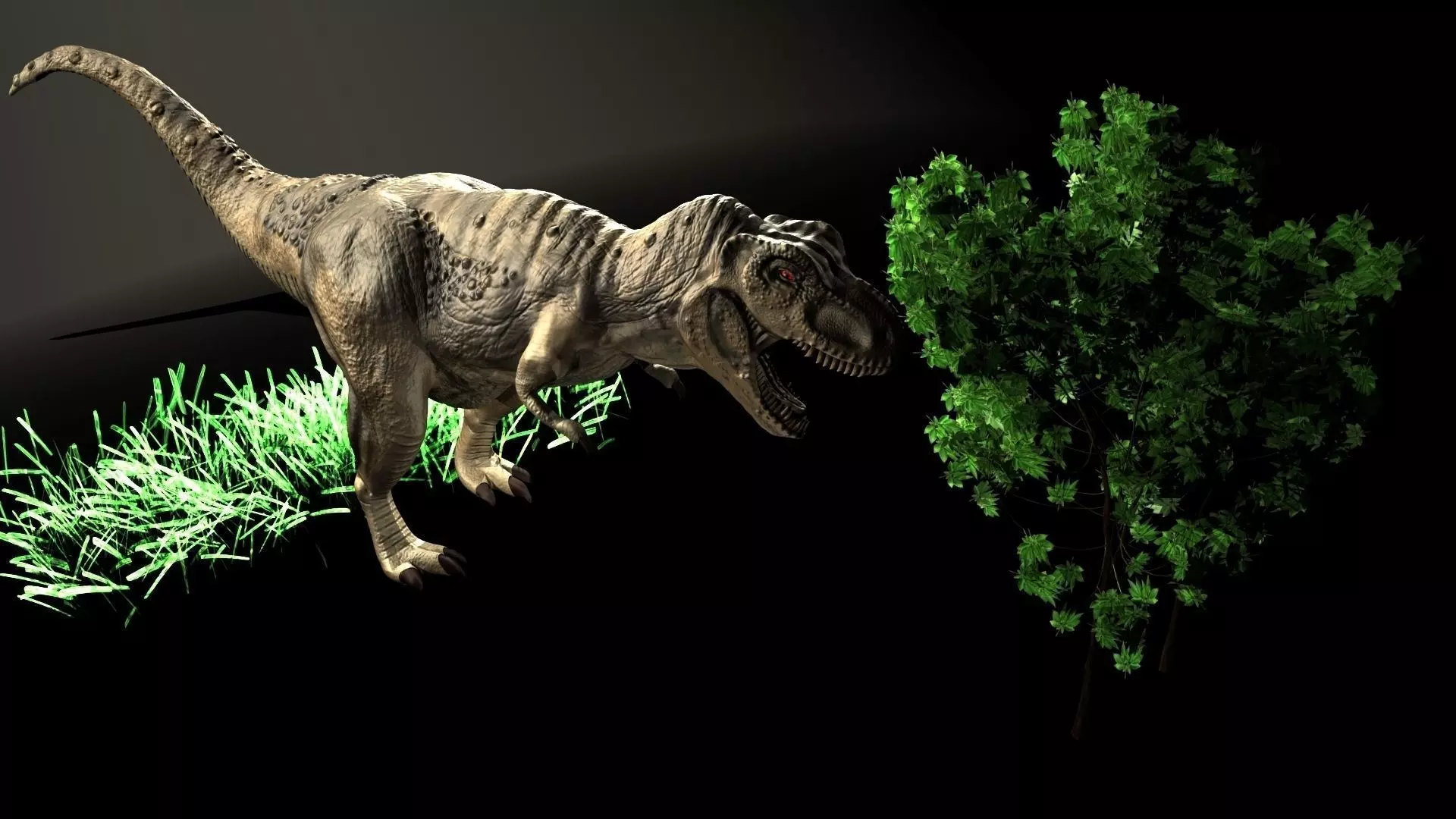 Dinosaur T-Rex 3D Model Low-poly 3D model_0