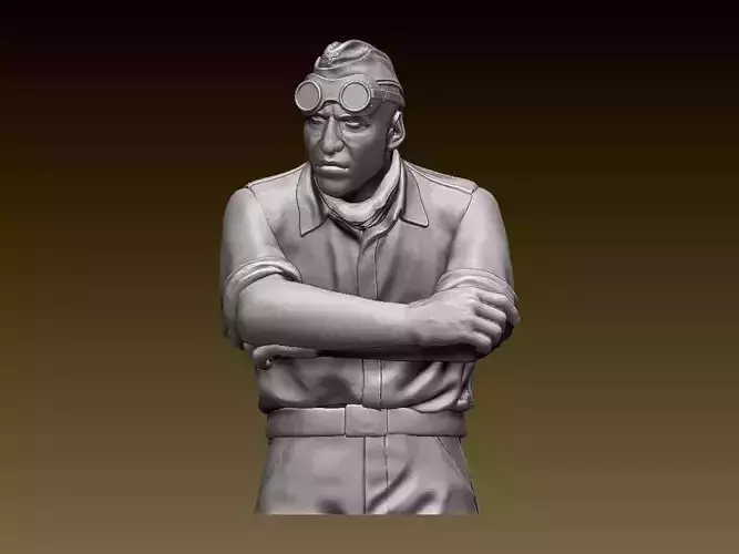 Afrika Korps tank soldier