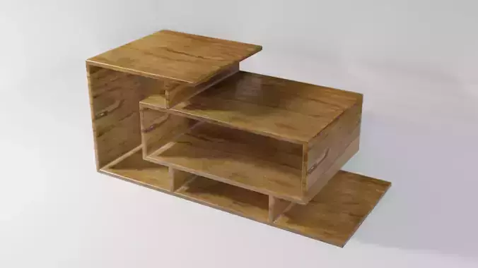 Modern Table v1 4K PBR textured