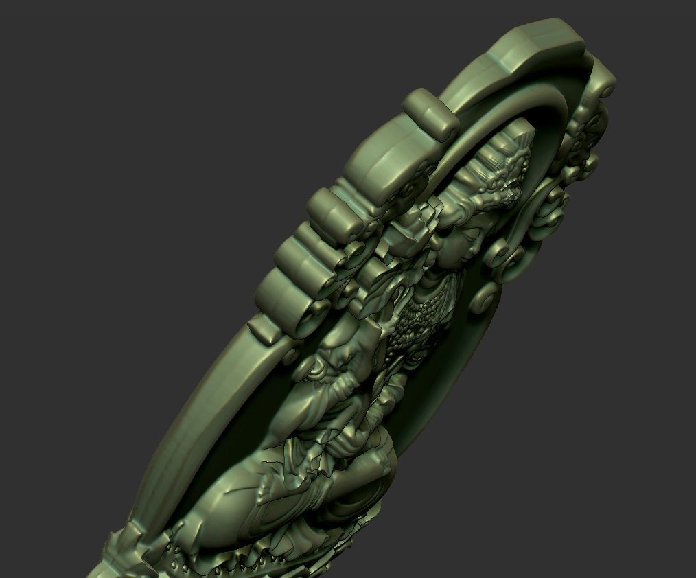 Kwanyin Bodhisattva 3D print model_5