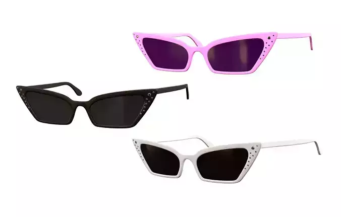 Vogue SUPER VO 5282SB Sunglasses Low-poly 3D model