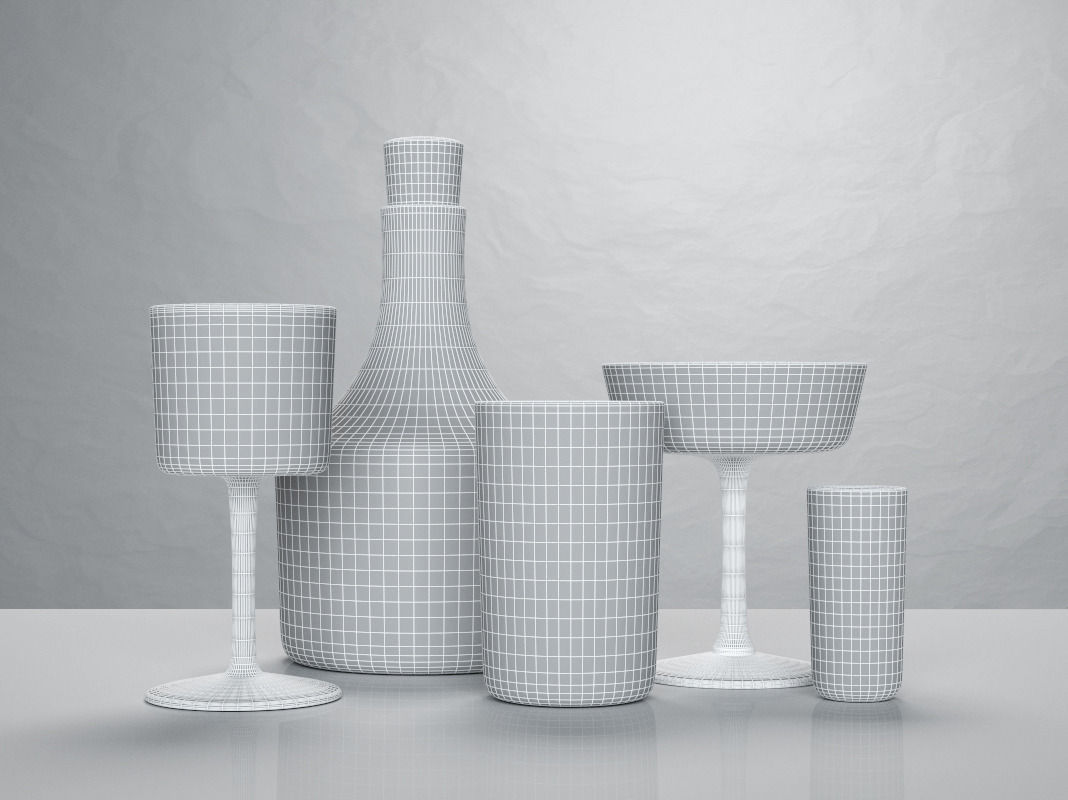 Hoffmann Bronzit by Lobmeyr 3D model_4