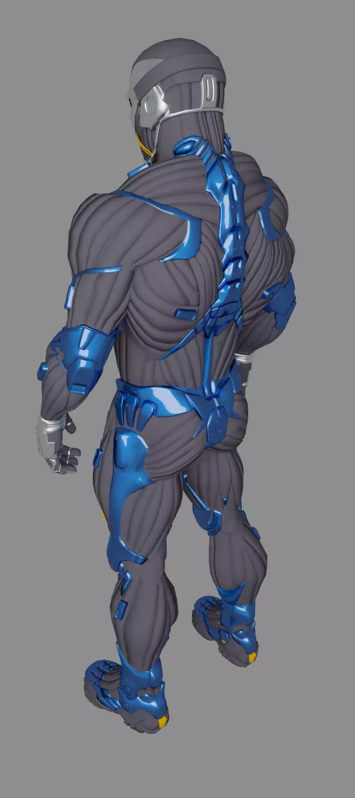 NANO SUIT - 2 from Crysis 3 Low-poly 3D model_0