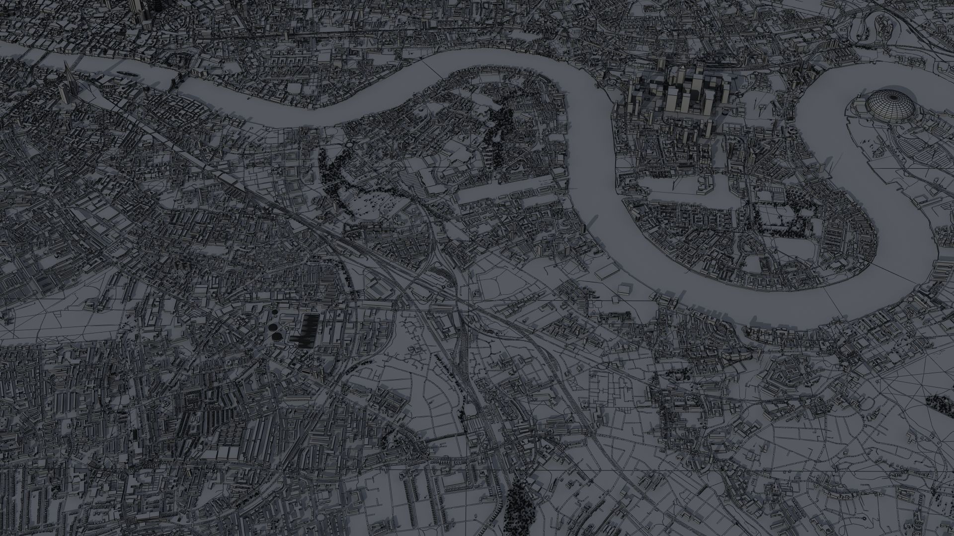 London Textured Huge 3D model_50