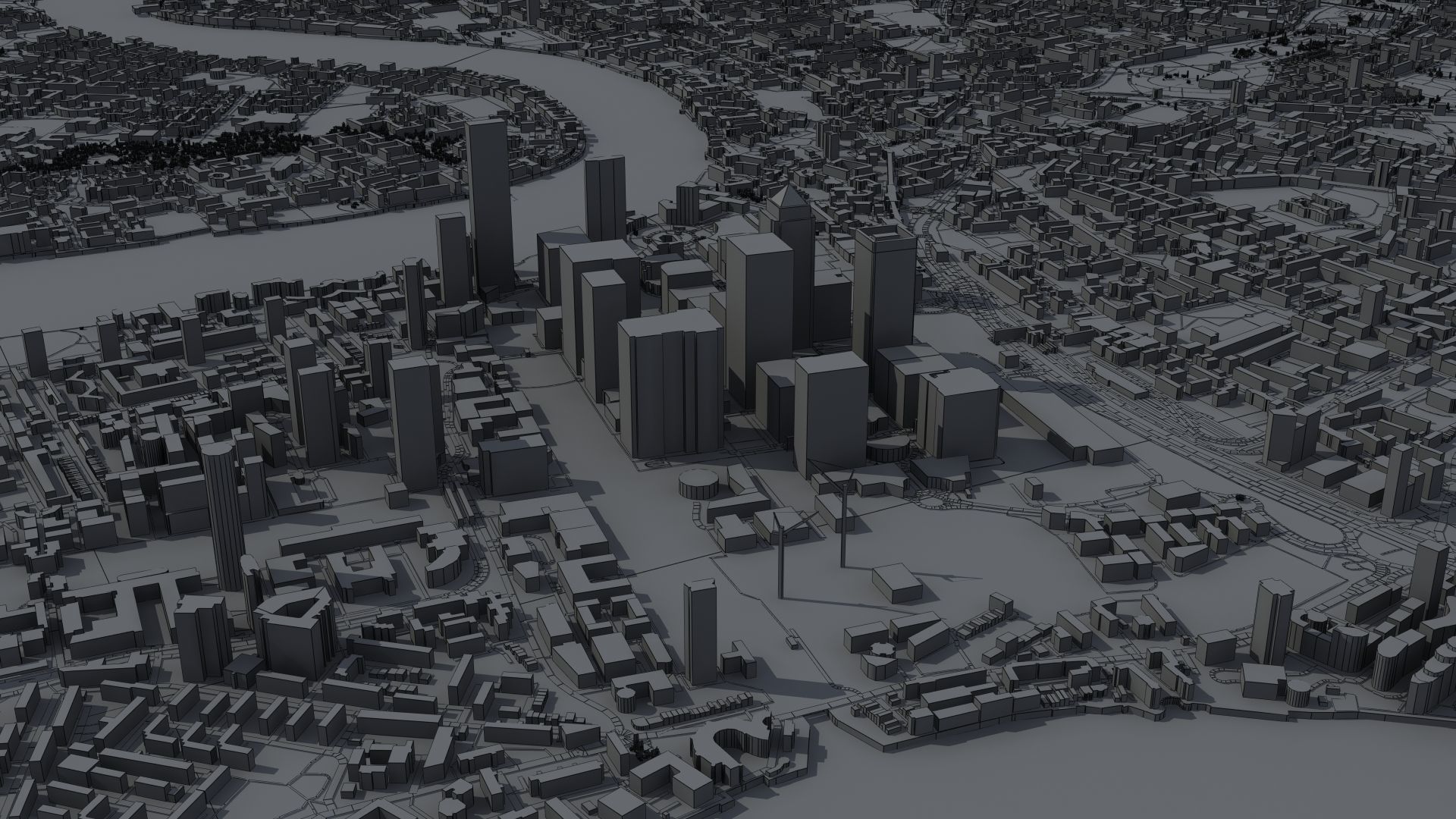 London Textured Huge 3D model_41