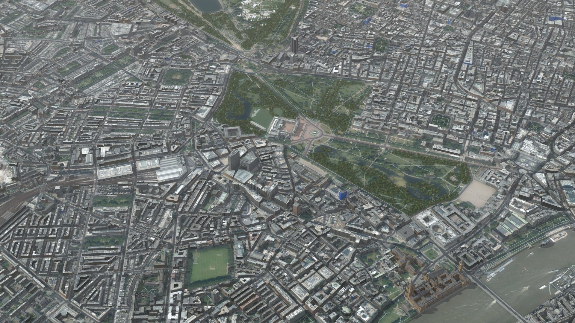 London Textured Huge 3D model_6